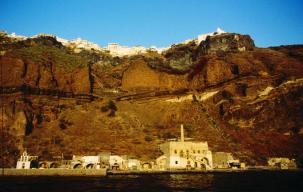 Santorini old port